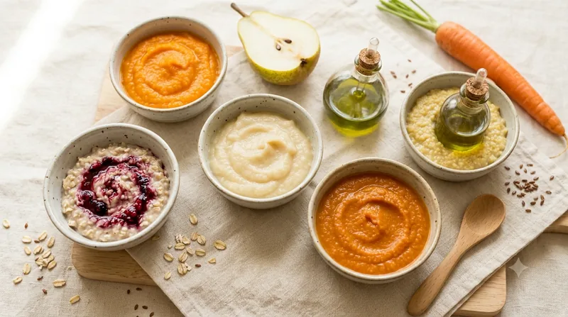 Erste vegane Babybreie: 5 einfache Rezepte